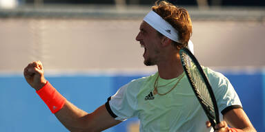 Alexander Zverev jubelt bei Olympia