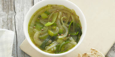 Zwiebel-Lauch-Suppe