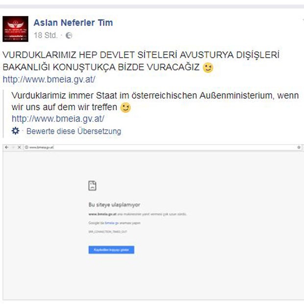 Türken mit Cyber-Attacke gegen Außenministerium