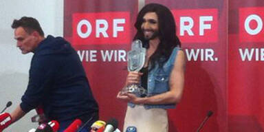 Conchita Wurst: Tausende feiern Frau mit Bart