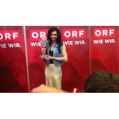 So jubelnd wurde Conchita Wurst empfangen