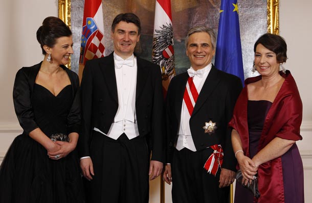 Opernball: Essen beim Bundespräsident