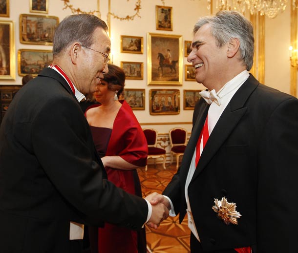 Opernball: Essen beim Bundespräsident