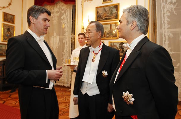 Opernball: Essen beim Bundespräsident