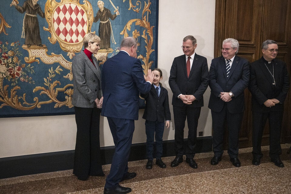 High-Five: Ein Highlight für Michael.