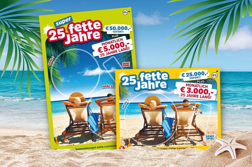 Rubbellos 25 Fette Jahre