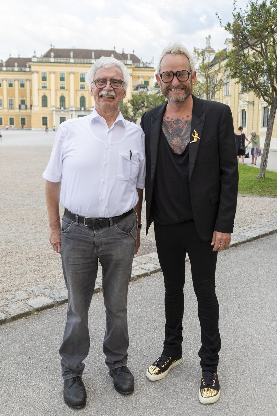 Künstler Franz Josef Baur genoss den Abend.