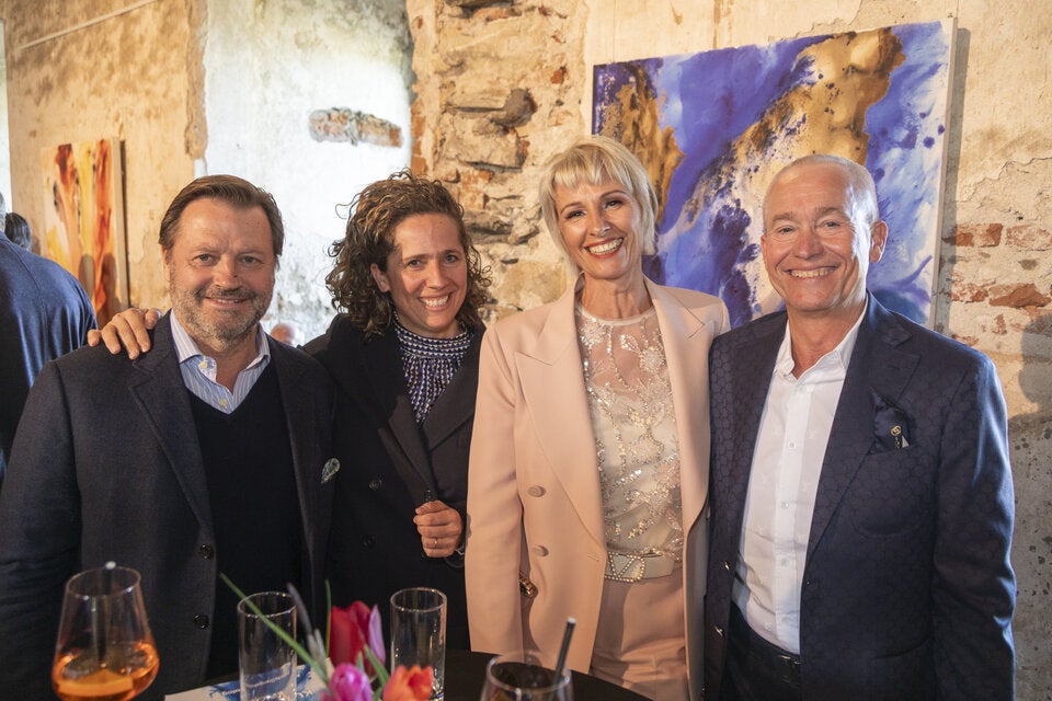 Christina Meinl-Rohla & Mathias Rohla und Herwig Fritzl mit Ehefrau 