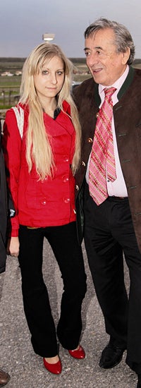 'Katzi' Anastasia Sokol und Richard Lugner