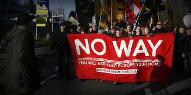 Demo gegen Islamisierung in 14 L&auml;ndern