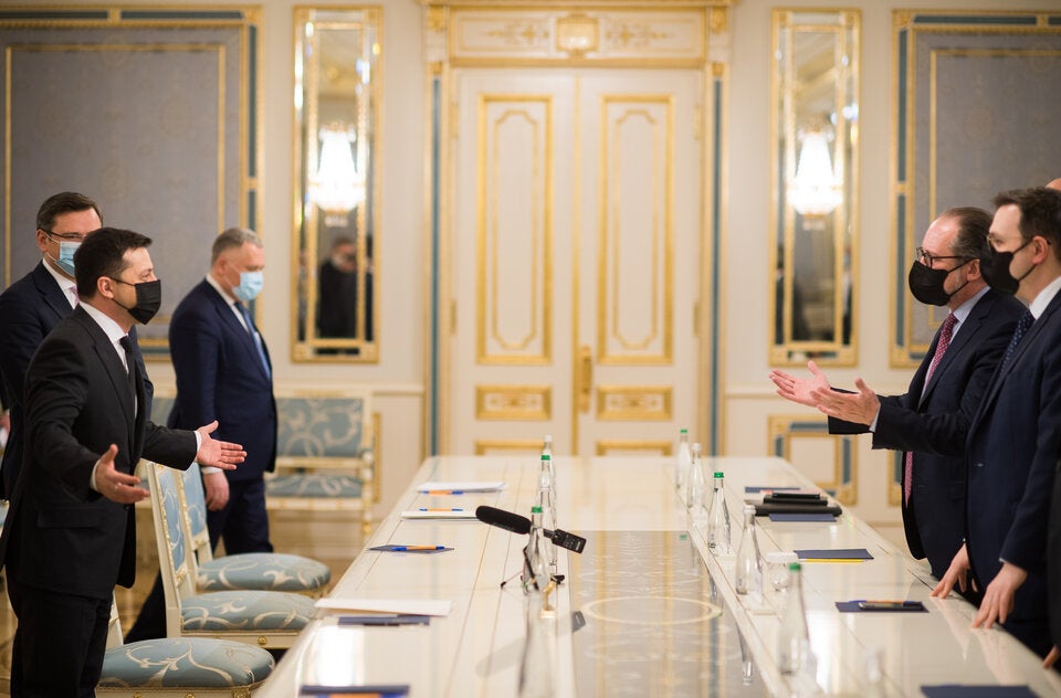 Schallenberg trifft ukrainischen Präsidenten