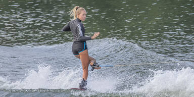 Kuhn-Geschwister schreiben Wasserski-Geschichte