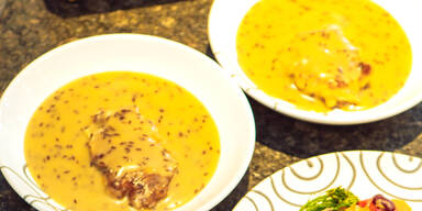 Gebackene Knödelsuppe