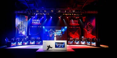 Die A1 eSports Spring Finals B&uuml;hne