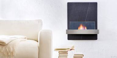 'Widor'-Wandkamin wird einfach an die Wand geh&auml;ngt