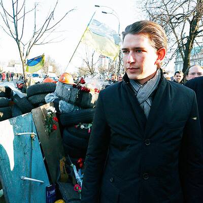 Außenminister Sebastian Kurz will Ukraine Hilfe anbieten