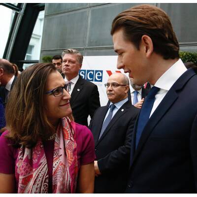 OSZE-Ministerrat in der Wiener Hofburg