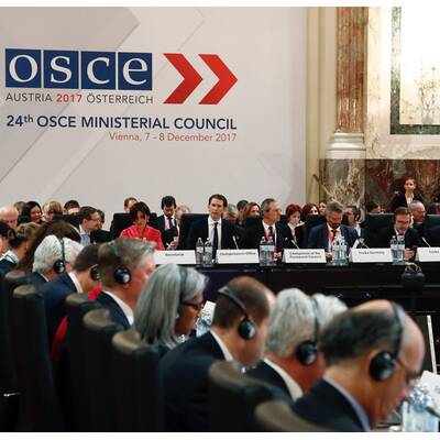 OSZE-Ministerrat in der Wiener Hofburg