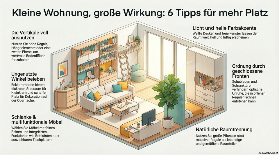 Zu wenig Platz? – So holen Sie aus jedem Quadratmeter das Beste raus!