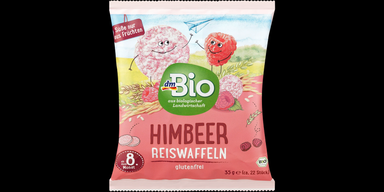 Himbeer-Reiswaffeln