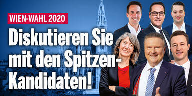 Diskutieren Sie mit den Spitzenkandidaten!