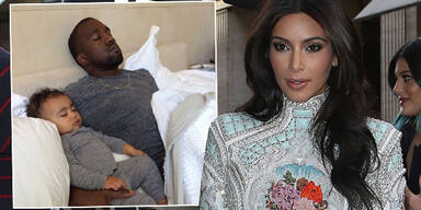 Kim Kardashian, Kanye West, North West