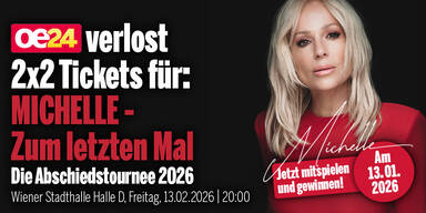 Gewinnen Sie 2x2 Tickets für MICHELLEs Abschiedstournee 2026