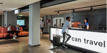 a&o Wien Hauptbahnhof Frühstückssaal