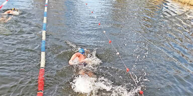 Eisschwimm-Weltrekord