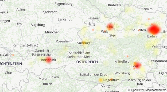 Massive Störungen im A1-Netz