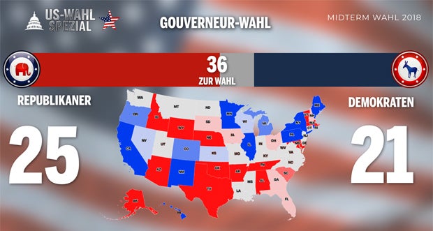 Alle Ergebnisse der US-Wahl