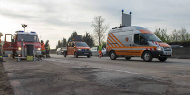 A1 wegen Dieselspur gesperrt