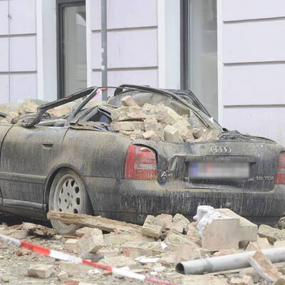 Wohnhaus in Wien nach Explosion eingestürzt