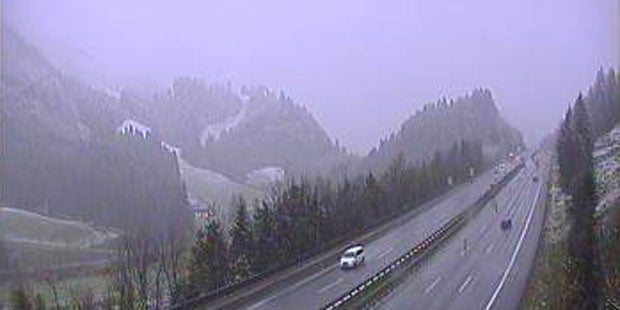 Schneechaos über Österreich