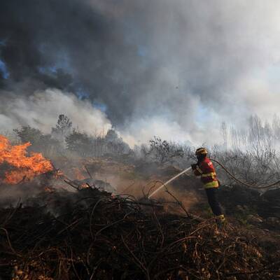 Gewaltiger Waldbrand in Portugal
