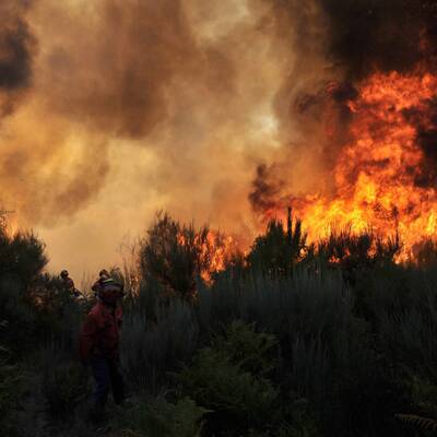 Gewaltiger Waldbrand in Portugal