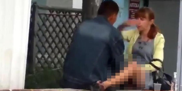 Russisches Paar peinlich Sex