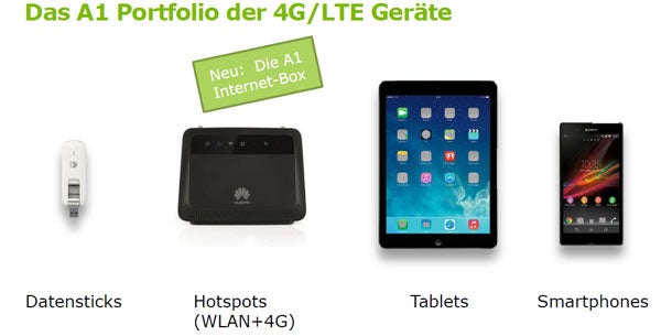 A1 startet LTE in ganz Österreich