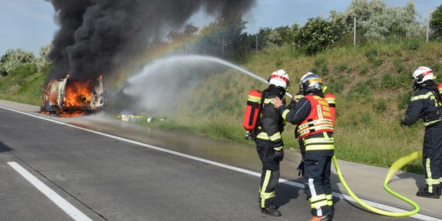 A2 Feuer Kleintransporter