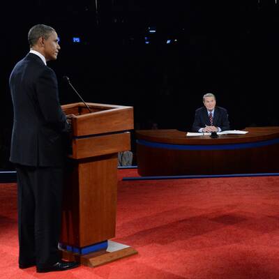 Der US-Präsident und sein Herausforderer treffen zum ersten Mal im TV aufeinander