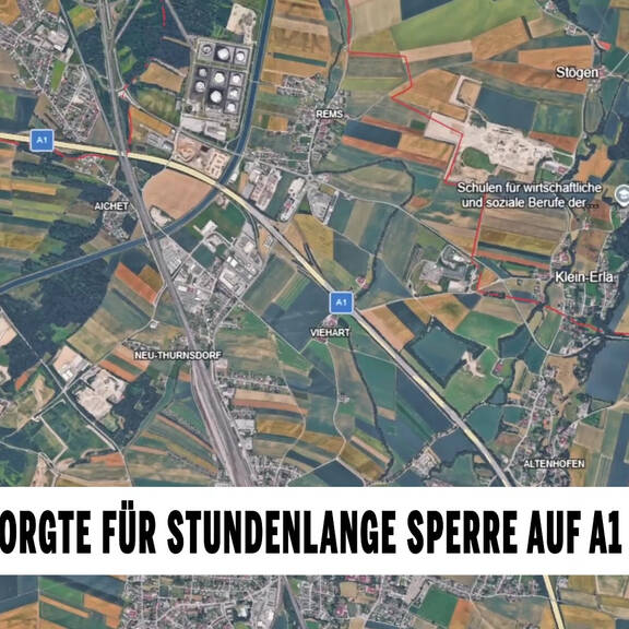 Schwerer Lkw-Crash sorgte für stundenlange Sperre auf A1
