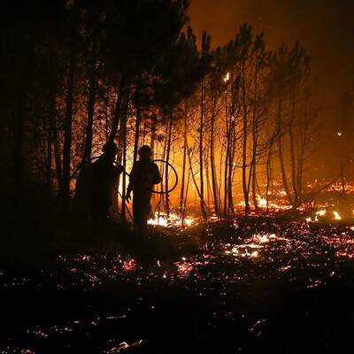 Gewaltiger Waldbrand in Portugal