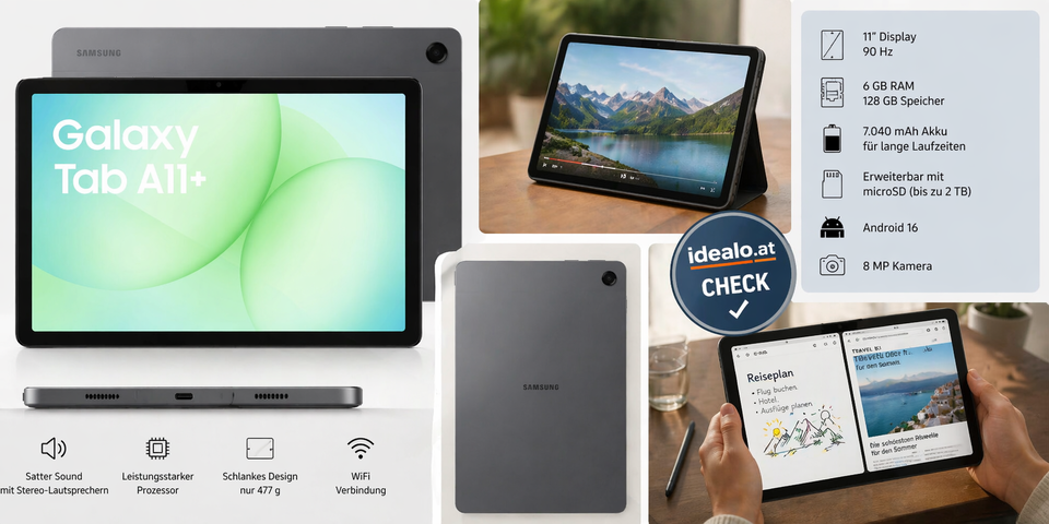 Samsung Galaxy Tab A11+ 128GB WiFi grau