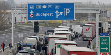 Corona-Chaos an Europas Grenzen - Grenz&uuml;bergang Nickelsdorf f&uuml;r einige Nationen ge&ouml;ffnet