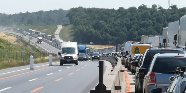 Lkw-Brand sorgte für Mega-Stau auf der A4