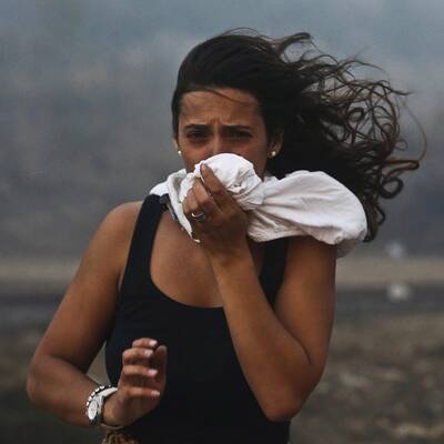 Gewaltiger Waldbrand in Portugal