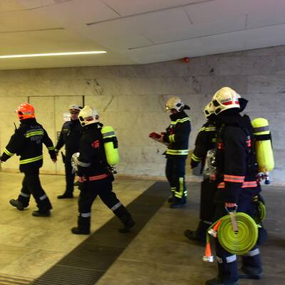 Feuer-Alarm in der Wiener U-Bahn