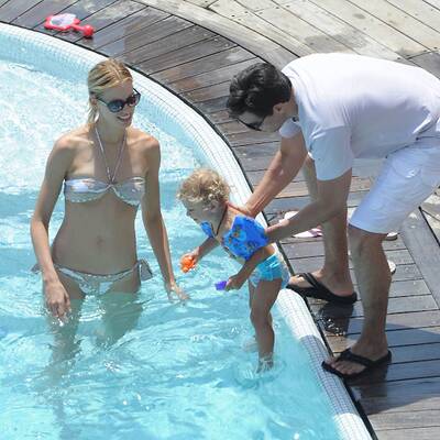 Mama Kurkova & Söhnchen Tobin