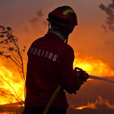 Gewaltiger Waldbrand in Portugal