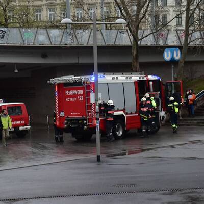 Feuer-Alarm in der Wiener U-Bahn